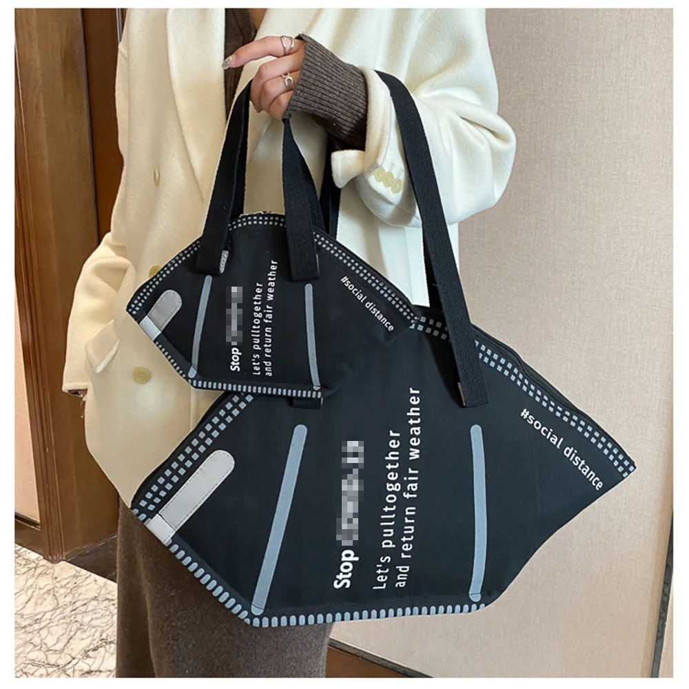 New design mask bag single shoulder bag large capacity women handbag casual Canvas Handbag women handbag
New design mask bag single shoulder bag large capacity women handbag casual Canvas Handbag women handbag