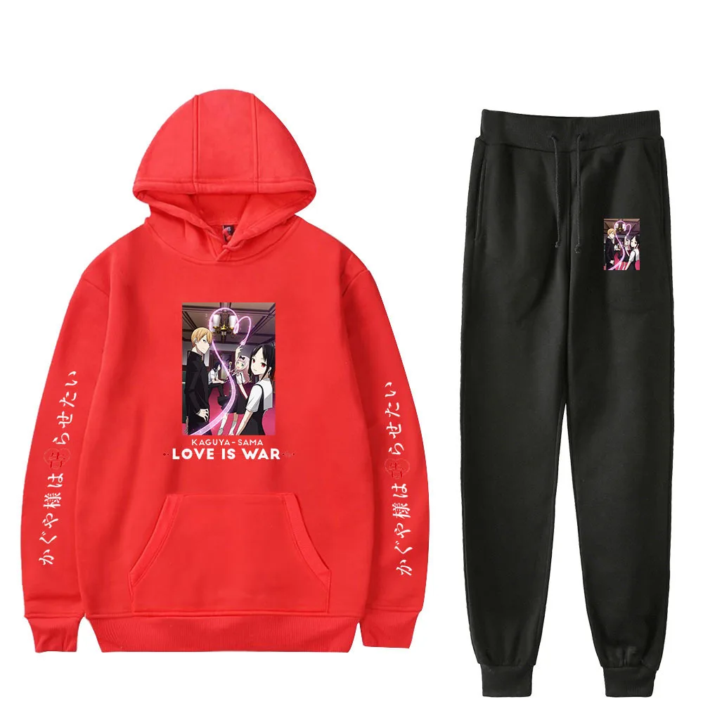 2021 New Kaguya-sama: Love Is War Print hoodies Set Men Women Casual Pullover pants Two-piece Set Sweatshirt Suit
2021 New Kaguya-sama: Love Is War Print hoodies Set Men Women Casual Pullover pants Two-piece Set Sweatshirt Suit