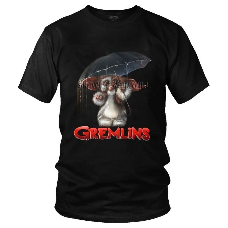 Футболка мужская хлопковая с коротким рукавом, смешная стильная тенниска с надписью Gremlins, майка в стиле 80-х фильма могвай, идея для подарка
Футболка мужская хлопковая с коротким рукавом, смешная стильная тенниска с надписью Gremlins, майка в стиле 80-х фильма могвай, идея для подарка