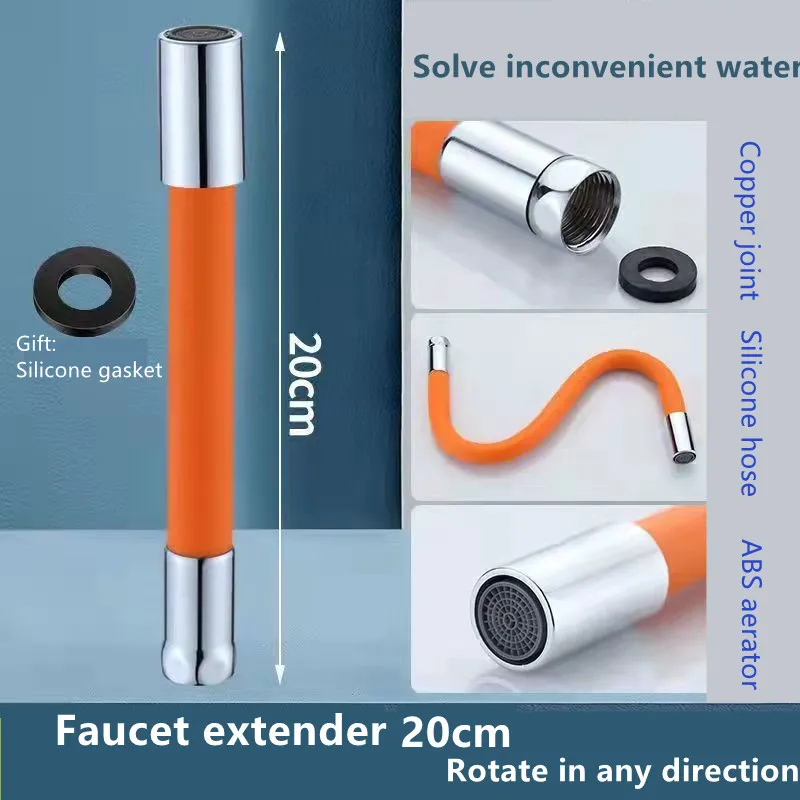 Faucet extension pipe Flexible to keep the water valve extension tube Filter tip splash-proof reversing tube water pipe
Faucet extension pipe Flexible to keep the water valve extension tube Filter tip splash-proof reversing tube water pipe