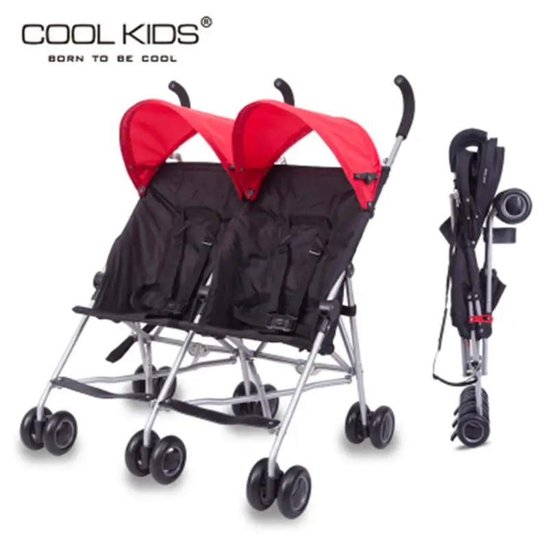 2020 суперсветильник Кая детская коляска для близнецов Coolkids портативный