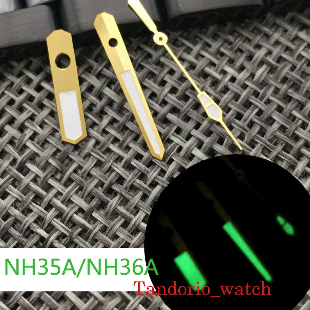 watch Parts Hands Needles Green Luminous Gold Edge For NH35A NH36A 7s26 7s36 7s25 7s35 6r15 4r15 4r35 4r36 Automatic Movement
watch Parts Hands Needles Green Luminous Gold Edge For NH35A NH36A 7s26 7s36 7s25 7s35 6r15 4r15 4r35 4r36 Automatic Movement