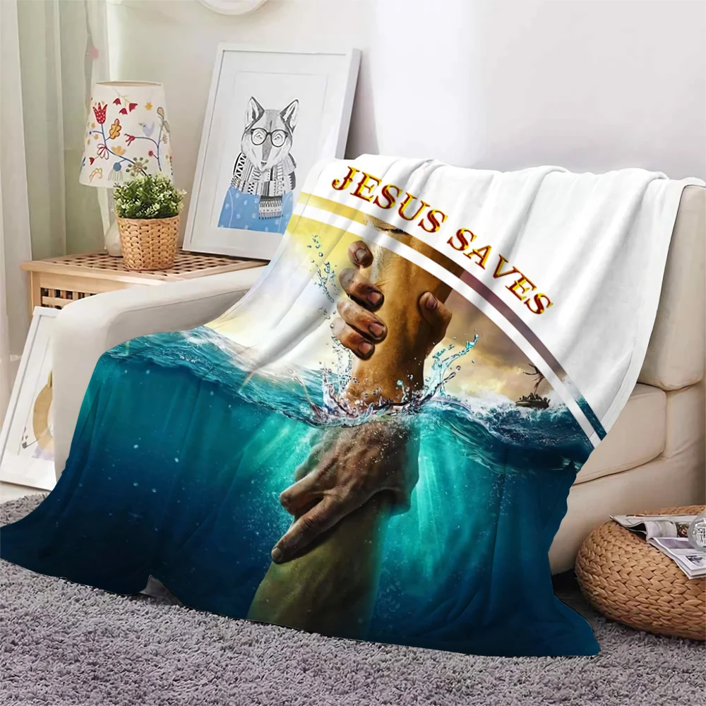 CLOOCL Jesus Saves Blanket 3D Printing Flannel Blanket Bed Adult/child Home Decoration Sofa Bedding
CLOOCL Jesus Saves Blanket 3D Printing Flannel Blanket Bed Adult/child Home Decoration Sofa Bedding