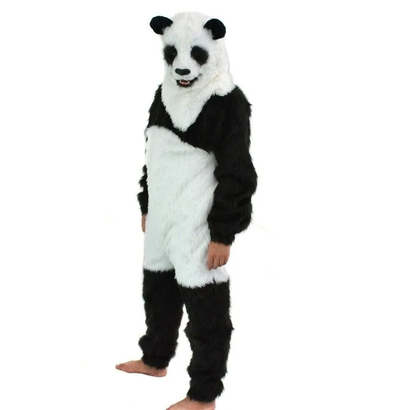 

Can Move Mouth Panda Mascot Costume Fursuits Cosplay Animal Christmas Unisex Event Apparel Cartoon Character Birthday Clothes