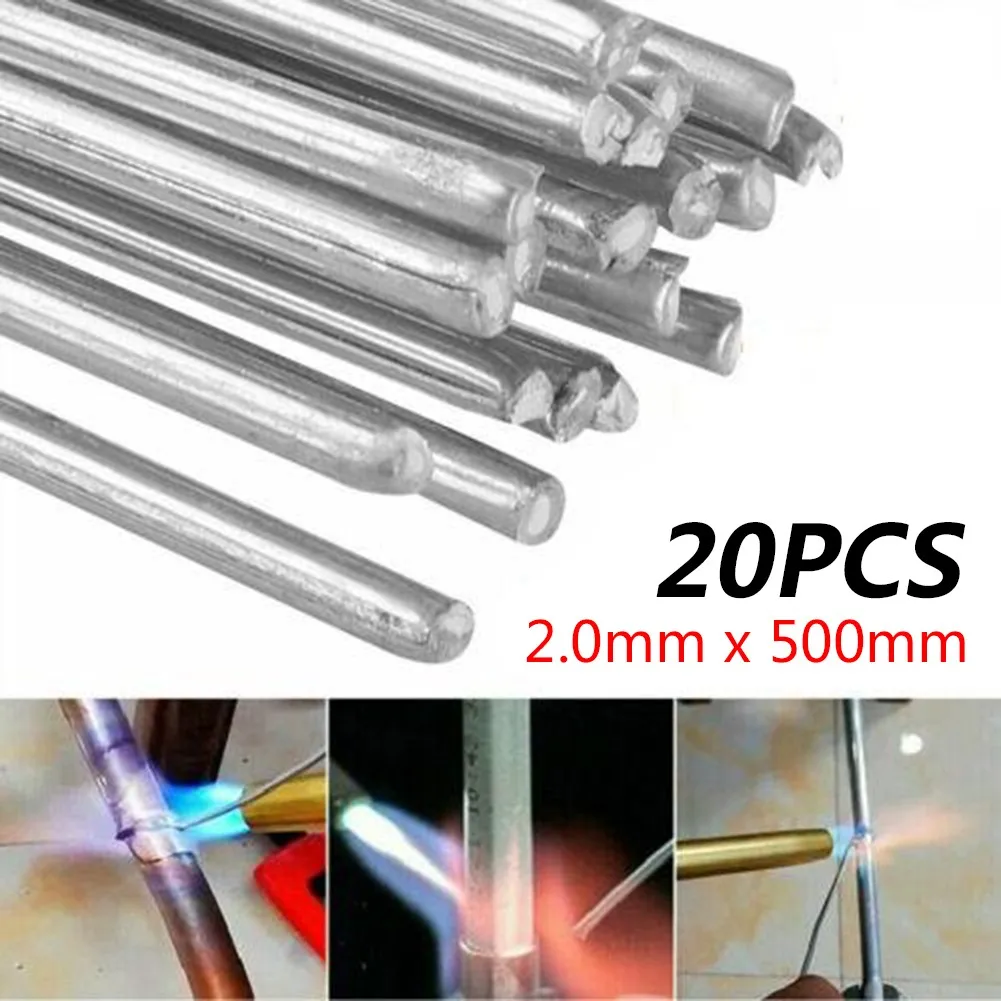 20pcs Aluminum Welding Rods Weld Bars Cored Wire Low Temperature Easy Melt For Soldering Aluminum No Need Solder Powder
20pcs Aluminum Welding Rods Weld Bars Cored Wire Low Temperature Easy Melt For Soldering Aluminum No Need Solder Powder