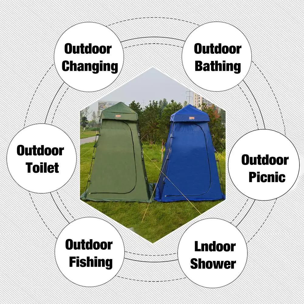 Outdoor Privacy Tent Rainproof And Sunscreen Changing Shower Room Mobile Toilet Fishing Awning For Outdoor Beach Camping Travel
Outdoor Privacy Tent Rainproof And Sunscreen Changing Shower Room Mobile Toilet Fishing Awning For Outdoor Beach Camping Travel