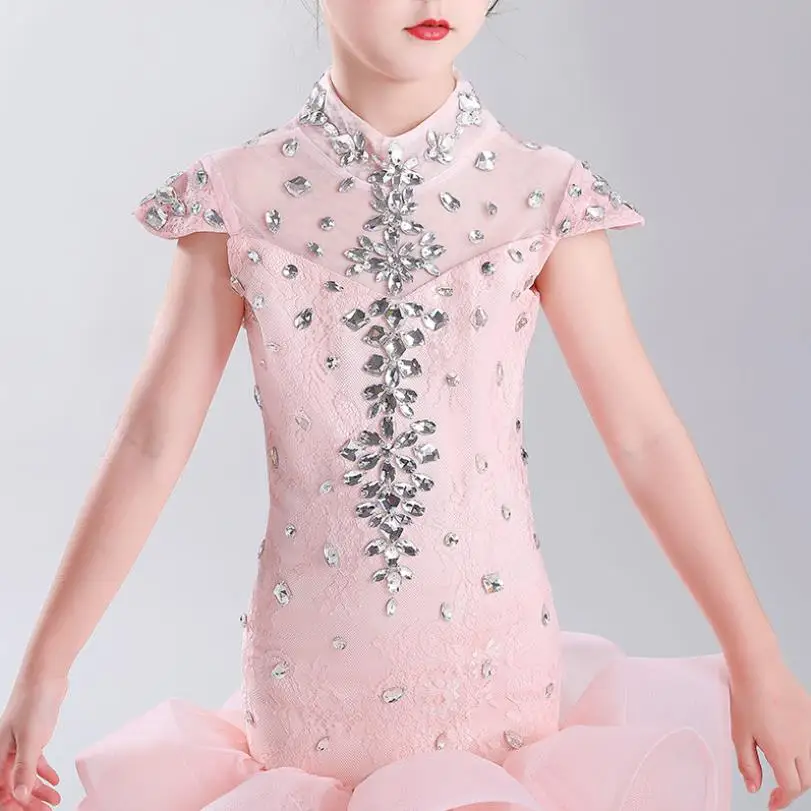 Fashion Children Girls Dress Luxury Sequined beading High-end Birthday Party Evening Gown Catwalk Piano Prom Dress for girls L46
Fashion Children Girls Dress Luxury Sequined beading High-end Birthday Party Evening Gown Catwalk Piano Prom Dress for girls L46