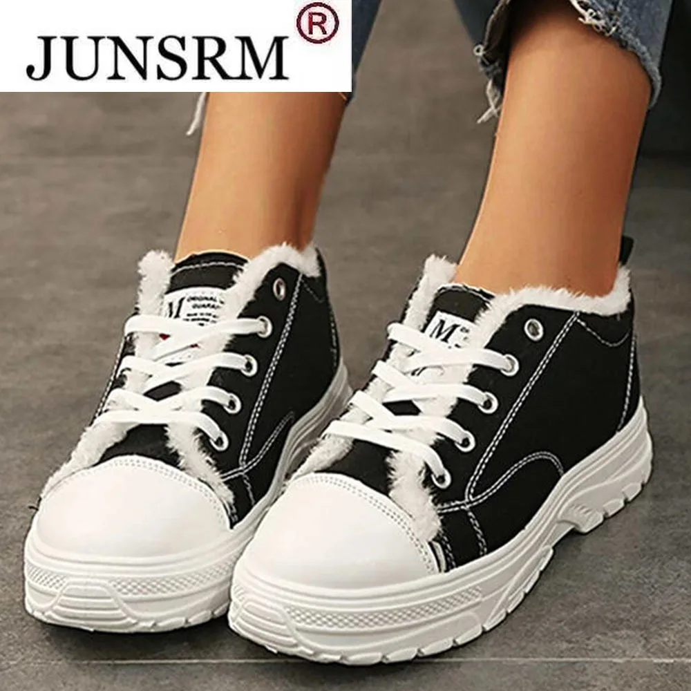 Women's Classic Canvas Shoes 2022 Winter New Plus Plush Ladies Keep Warm Lace Up Espadrille Casual Shoes Comfy Sport Sneakers
Women's Classic Canvas Shoes 2022 Winter New Plus Plush Ladies Keep Warm Lace Up Espadrille Casual Shoes Comfy Sport Sneakers