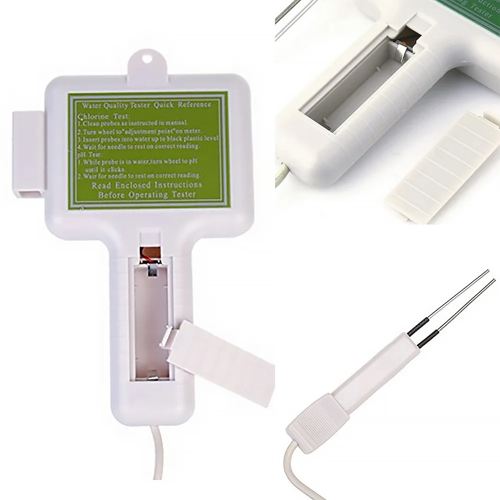 2 In 1 Water Quality Tester PH Portable Digital Water Quality Analyze Chlorine Level CL2 Tester Meter Healthy For Swimming Pool
2 In 1 Water Quality Tester PH Portable Digital Water Quality Analyze Chlorine Level CL2 Tester Meter Healthy For Swimming Pool