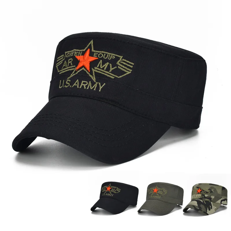 Army Style Cadet Corps Hat Plain Baseball Cap Casual Flat Top Hats Camo Cap Peaked Hats For Men Women Adjustable 55-60CM
Army Style Cadet Corps Hat Plain Baseball Cap Casual Flat Top Hats Camo Cap Peaked Hats For Men Women Adjustable 55-60CM