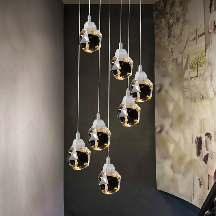 Crystal chandelier lighting Modern LED light for living room foyer home decoration spiral luxury gold hanging lamp
Crystal chandelier lighting Modern LED light for living room foyer home decoration spiral luxury gold hanging lamp