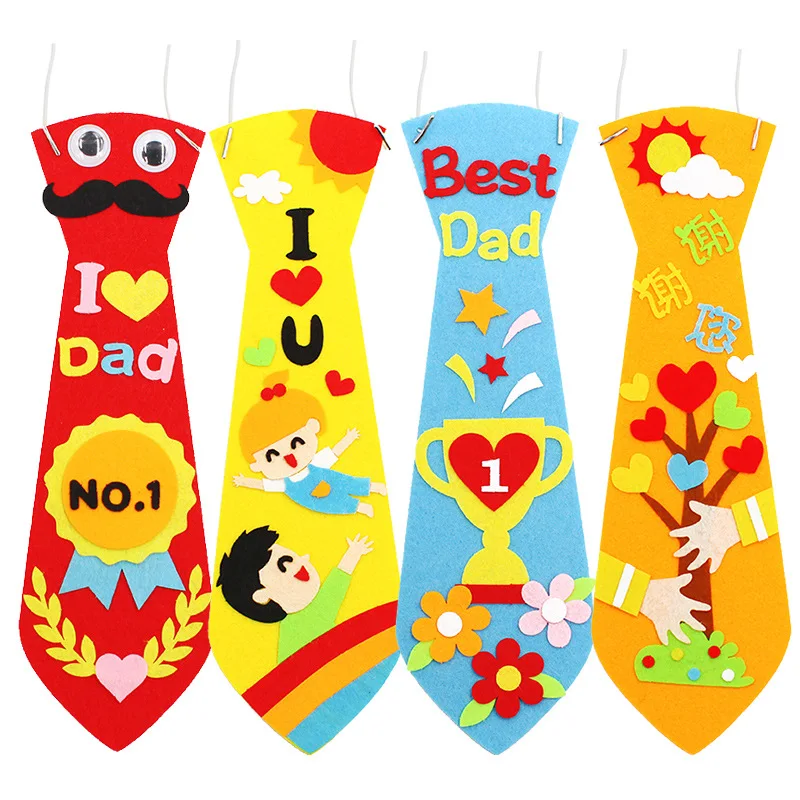 Kindergarten puzzle creative paste nonwoven material package Handmade DIY ties for children gift for Father's Day sticker pack
Kindergarten puzzle creative paste nonwoven material package Handmade DIY ties for children gift for Father's Day sticker pack