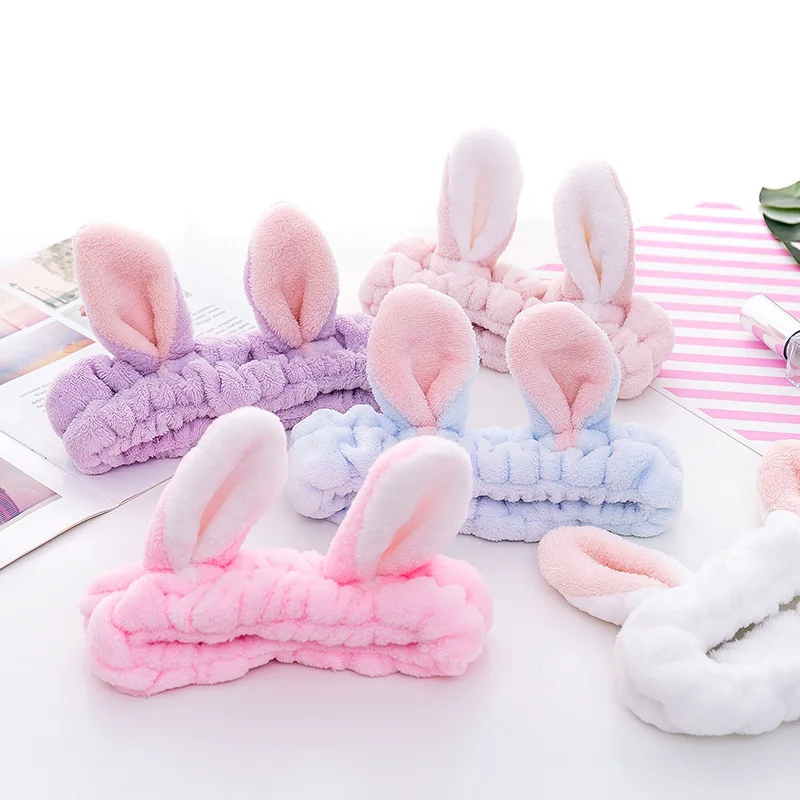 Fashion Cute rabbit ears elastic Coral Fleece headband for women Makeup Wash Face yoga SPA turban towel hairband Hair Accessory
Fashion Cute rabbit ears elastic Coral Fleece headband for women Makeup Wash Face yoga SPA turban towel hairband Hair Accessory