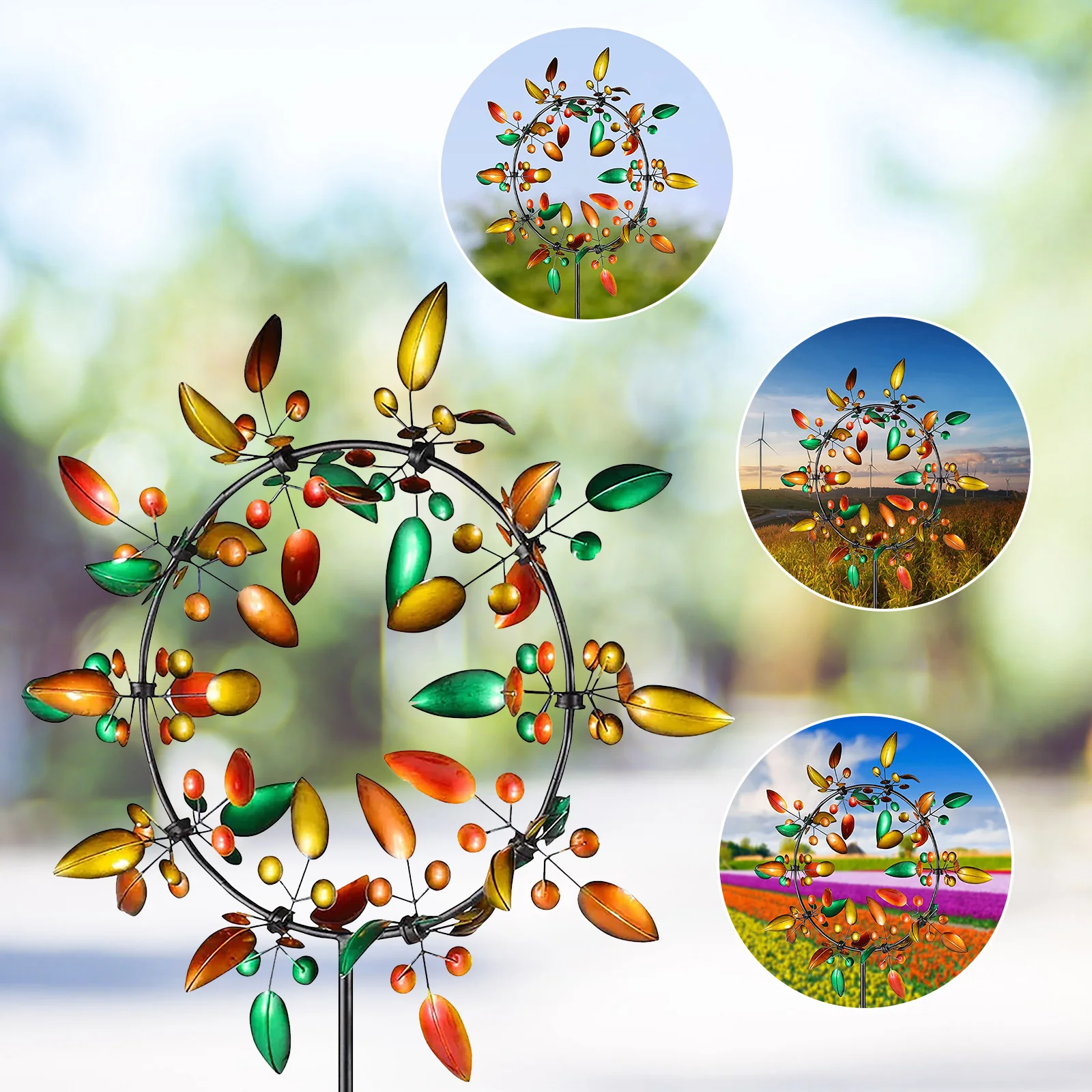 Unique And Magical Metal Windmill Outdoor Wind Spinners Wind Catchers Windwill Chimes Yard Patio Lawn Garden Decoration
Unique And Magical Metal Windmill Outdoor Wind Spinners Wind Catchers Windwill Chimes Yard Patio Lawn Garden Decoration
