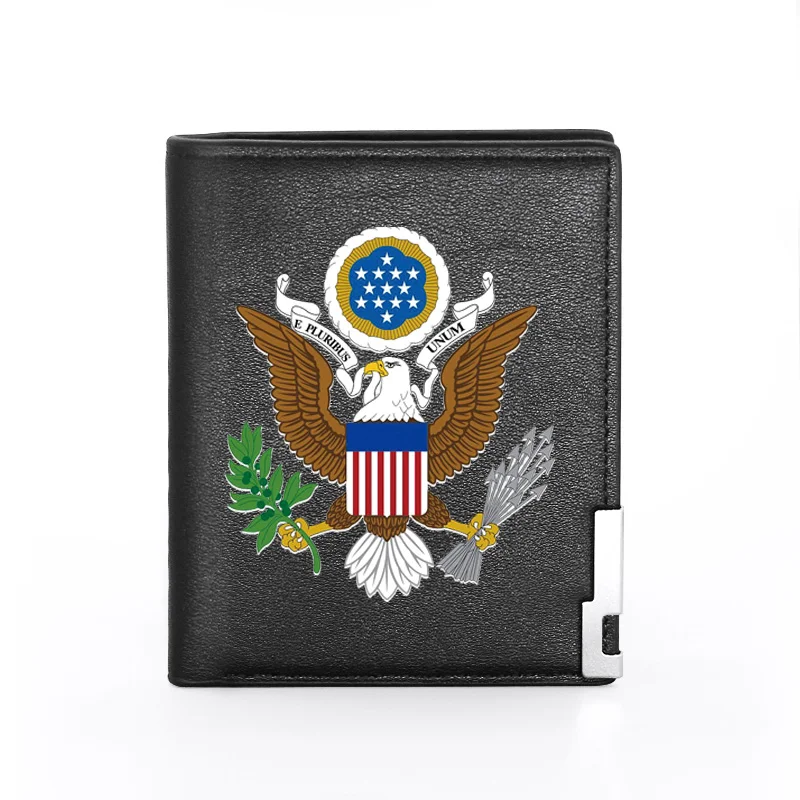 Cool Great Seal of the United States Cover Men Women Leather Wallet Billfold Slim Credit Card/ID Holders Inserts Short Purses
Cool Great Seal of the United States Cover Men Women Leather Wallet Billfold Slim Credit Card/ID Holders Inserts Short Purses