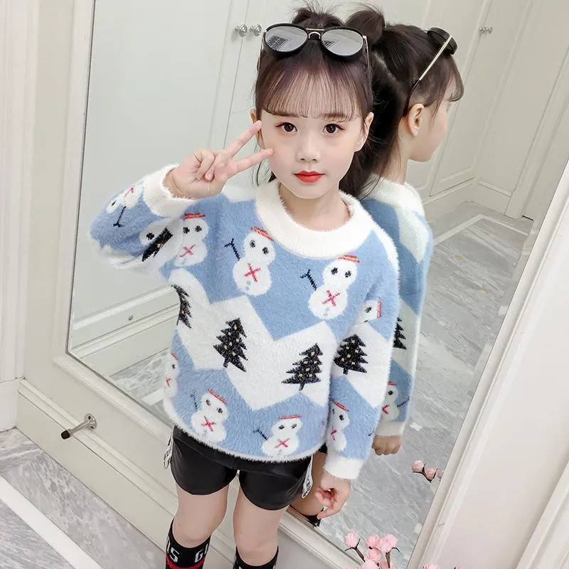 Girls Sweater Kids Coat Outwear 2021 Beautiful Plus Velvet Thicken Warm Winter Autumn Knitting Tops Fleece Pullover Children's C
Girls Sweater Kids Coat Outwear 2021 Beautiful Plus Velvet Thicken Warm Winter Autumn Knitting Tops Fleece Pullover Children's C