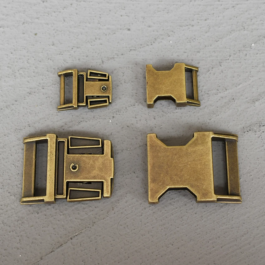 100 Pcs 15/20/25mm Metal Buckle Side Bronze Release Curved Belt Buckle for Bag DIY Paracord Buckles Bracelet Trinket Bracelet
100 Pcs 15/20/25mm Metal Buckle Side Bronze Release Curved Belt Buckle for Bag DIY Paracord Buckles Bracelet Trinket Bracelet