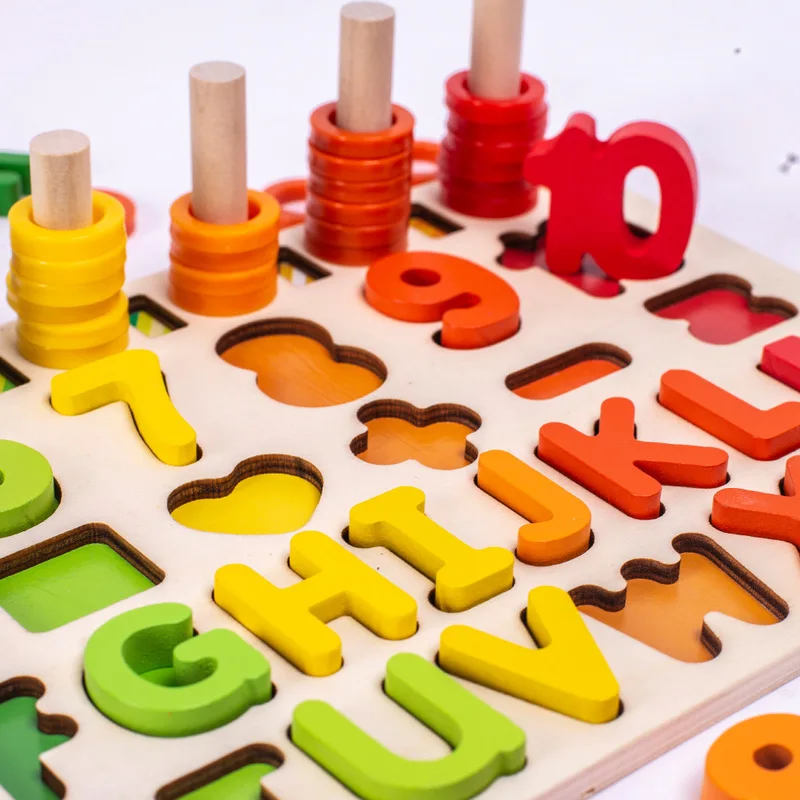 New Preschool Wooden Montessori Toys Count Geometric Shape Cognition Match Baby Early Education Teaching Math Toys For Children
New Preschool Wooden Montessori Toys Count Geometric Shape Cognition Match Baby Early Education Teaching Math Toys For Children