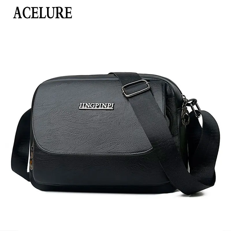 ACELURE Black PU Leather Crossbody Bags Women Small Fashion Shoulder Messenger Bags Designer Female Bag Lady Shopping Purse
ACELURE Black PU Leather Crossbody Bags Women Small Fashion Shoulder Messenger Bags Designer Female Bag Lady Shopping Purse