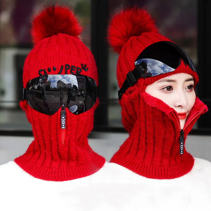 Women Knitting Hat Cap Beanie Scarf with Goggle Warm for Winter Outdoor Cycling NYZ Shop
Women Knitting Hat Cap Beanie Scarf with Goggle Warm for Winter Outdoor Cycling NYZ Shop