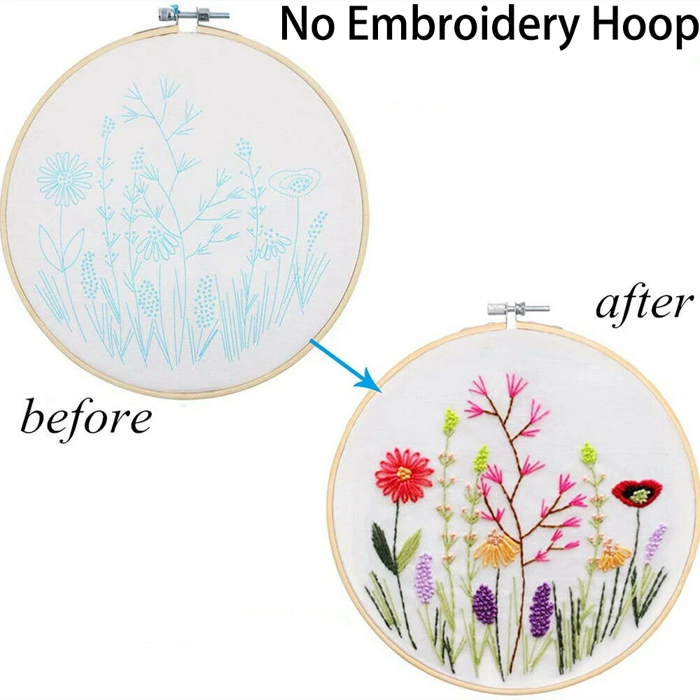 DIY Embroidery Beginners Kits Pre-Printed Floral Pattern Cross Stitch *100% Brand New And High Quality.
DIY Embroidery Beginners Kits Pre-Printed Floral Pattern Cross Stitch *100% Brand New And High Quality.