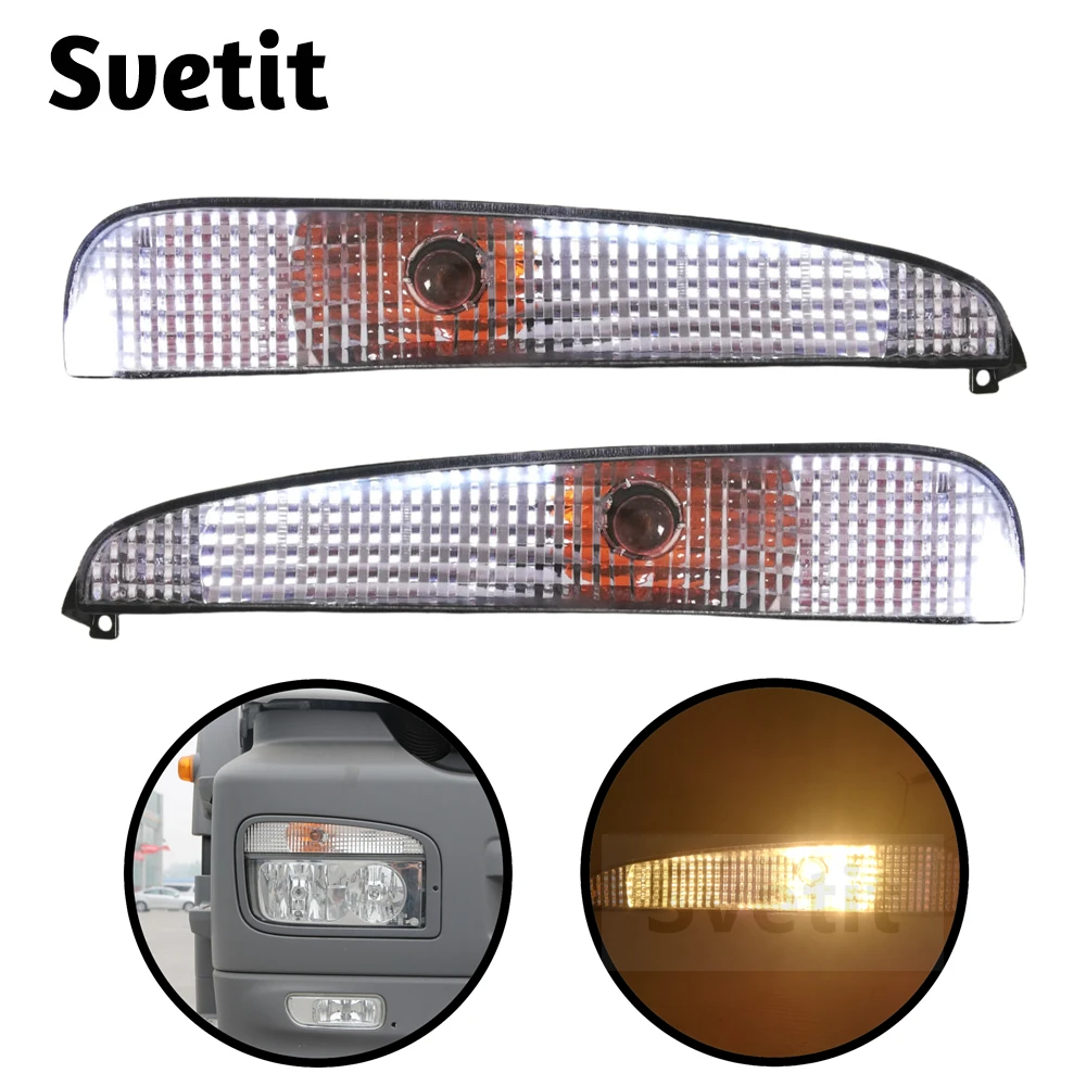 1 Pair Headlight Brow Turn Signal Lights Housing For Mercedes Benz Axor Truck Trailer Right Left
1 Pair Headlight Brow Turn Signal Lights Housing For Mercedes Benz Axor Truck Trailer Right Left