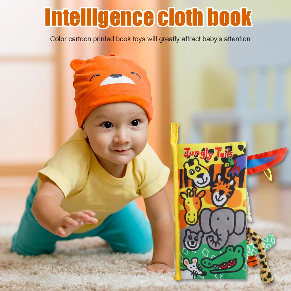 Cloth Book Parent-child Interact Book Toy Puzzle Baby Early Educational Toy Baby Education Tearing Tail Ring Paper
Cloth Book Parent-child Interact Book Toy Puzzle Baby Early Educational Toy Baby Education Tearing Tail Ring Paper