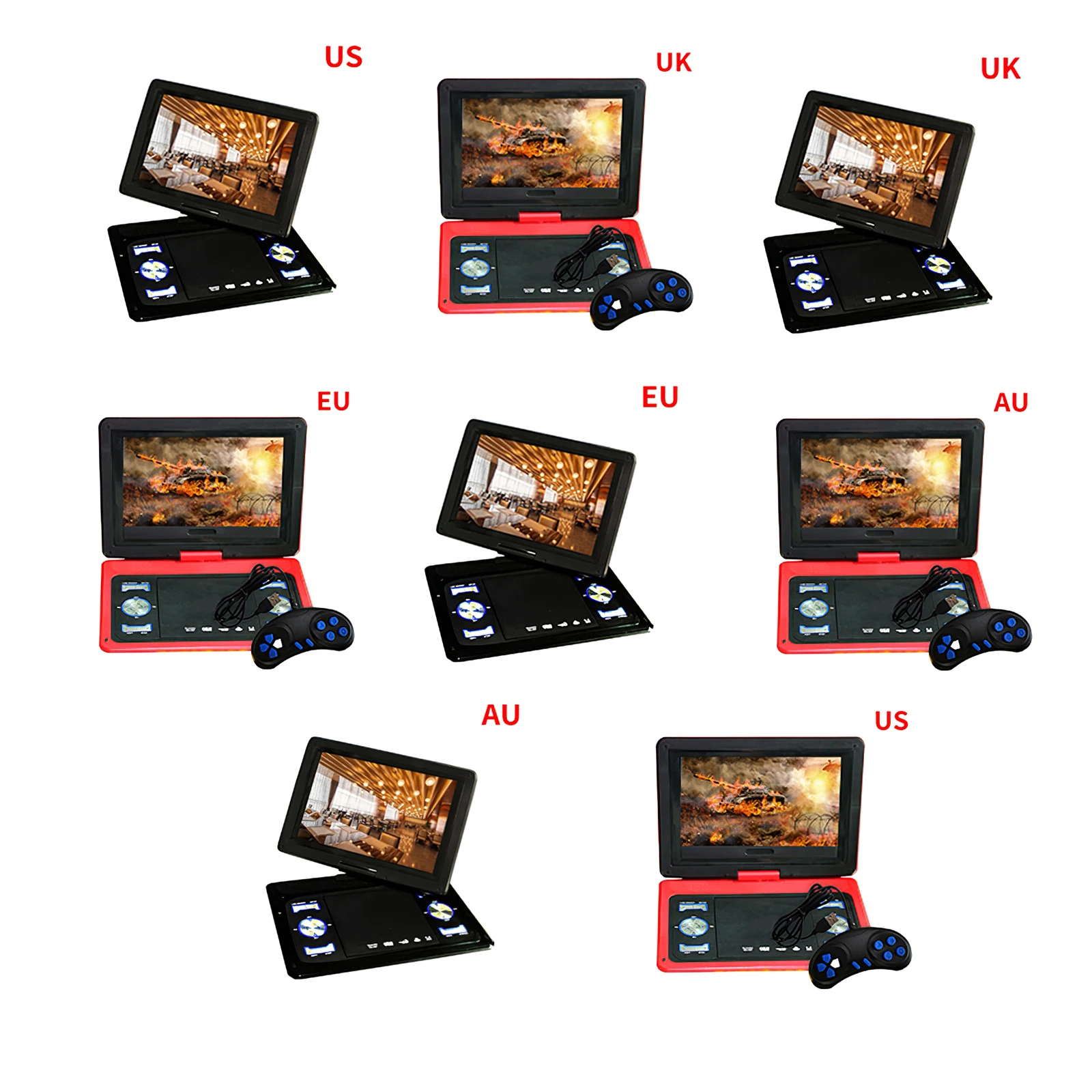 Новинка 13,9 дюймовый портативный домашний автомобильный DVD-плеер VCD CD игровой ТВ-плеер USB с CD-антенной пульт дистанционного управления 100-240 в ...
Новинка 13,9 дюймовый портативный домашний автомобильный DVD-плеер VCD CD игровой ТВ-плеер USB с CD-антенной пульт дистанционного управления 100-240 в ...