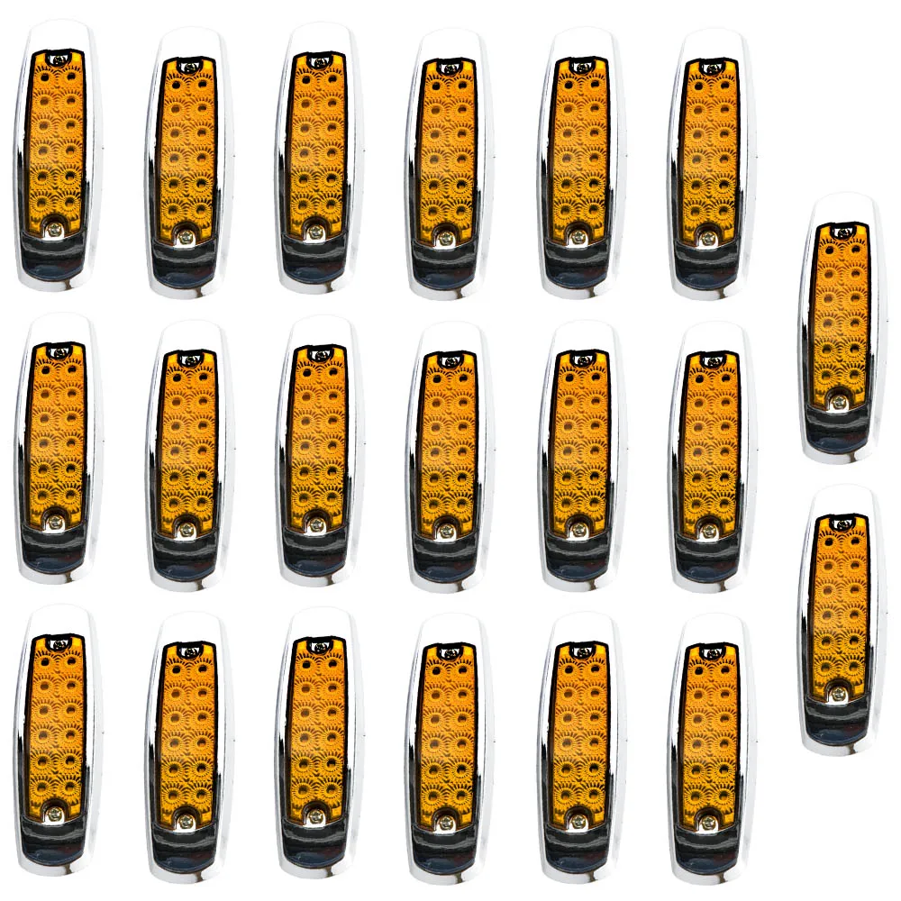 20* Amber Side Marker Light Clearance 12 LED Truck Trailer For Peterbilt 12V/24V New
20* Amber Side Marker Light Clearance 12 LED Truck Trailer For Peterbilt 12V/24V New