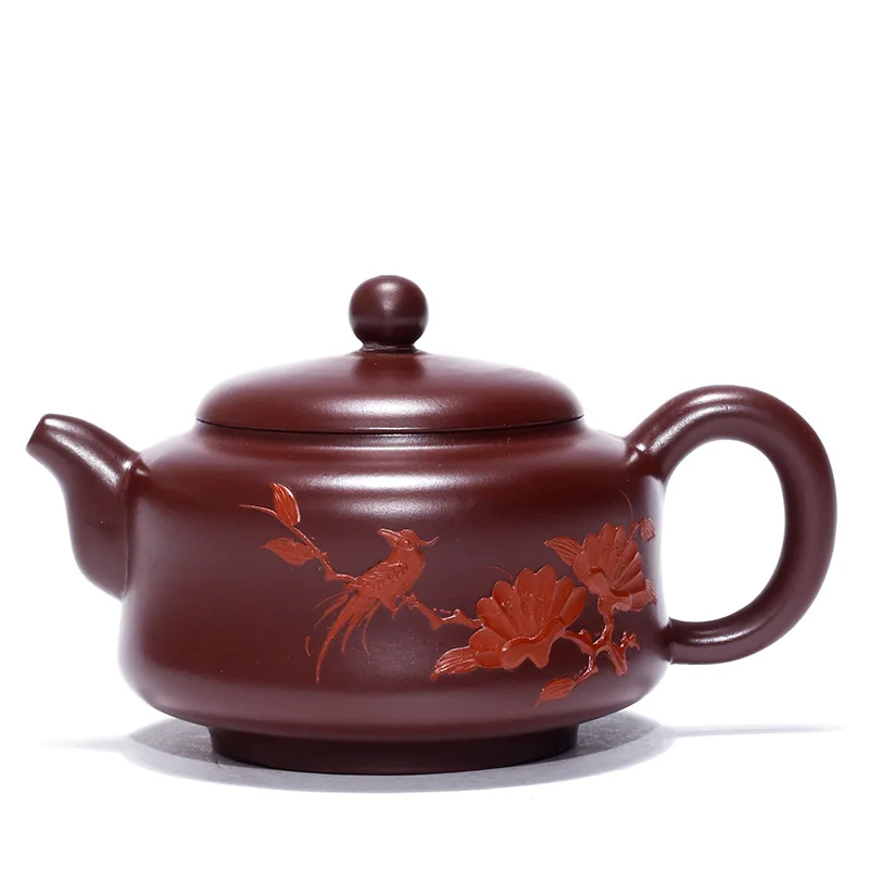 Teaware Yixing purple clay teapot magpie Junde purple vermilion clay raw teapot shop
Teaware Yixing purple clay teapot magpie Junde purple vermilion clay raw teapot shop