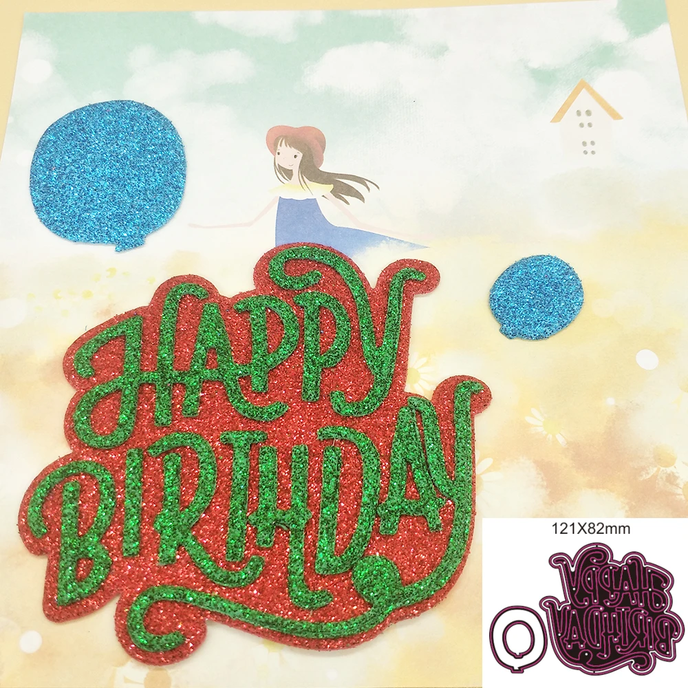 Happy Birthday Metal Cutting Die Scrapbook Photo Album Greeting Card Decoration DIY Handmade Art
Happy Birthday Metal Cutting Die Scrapbook Photo Album Greeting Card Decoration DIY Handmade Art