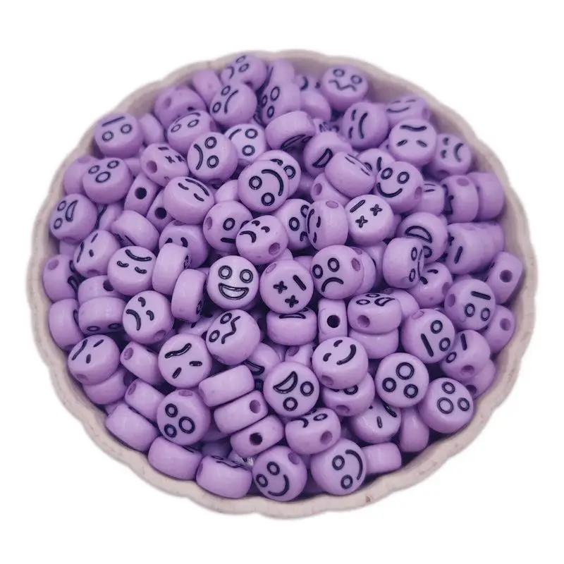 50pcs Smiley Face Expression Pack Acrylic Beads Oval Spacer Beads DIY Bracelet String Jewelry Handmade Accessories Materials
50pcs Smiley Face Expression Pack Acrylic Beads Oval Spacer Beads DIY Bracelet String Jewelry Handmade Accessories Materials