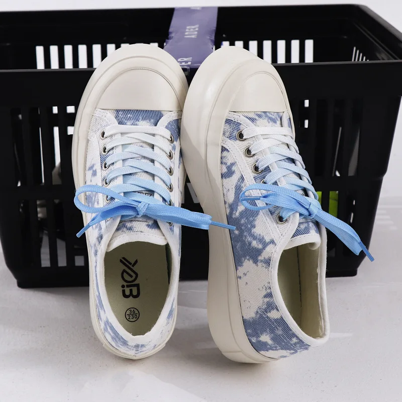 Fashionable Personality Big Toe Canvas Shoes Female Cherry Blossom Gradient Thick Sole Shoes All-match Comfortable Women's Shoes
Fashionable Personality Big Toe Canvas Shoes Female Cherry Blossom Gradient Thick Sole Shoes All-match Comfortable Women's Shoes