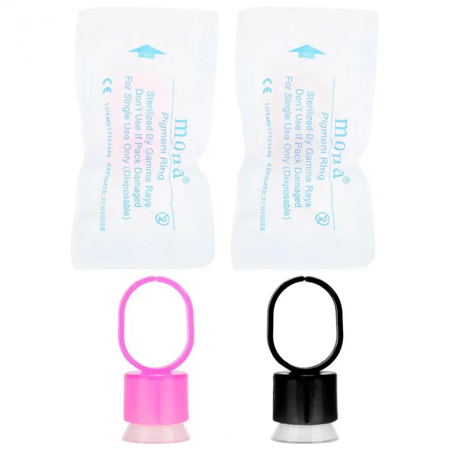 50pcs/100pcs Tattoo Ink Black Pink Cap Ring Pigment Ring Cup With Sponge Tattoo Accessories Microblading Pigment Holder Clean
50pcs/100pcs Tattoo Ink Black Pink Cap Ring Pigment Ring Cup With Sponge Tattoo Accessories Microblading Pigment Holder Clean