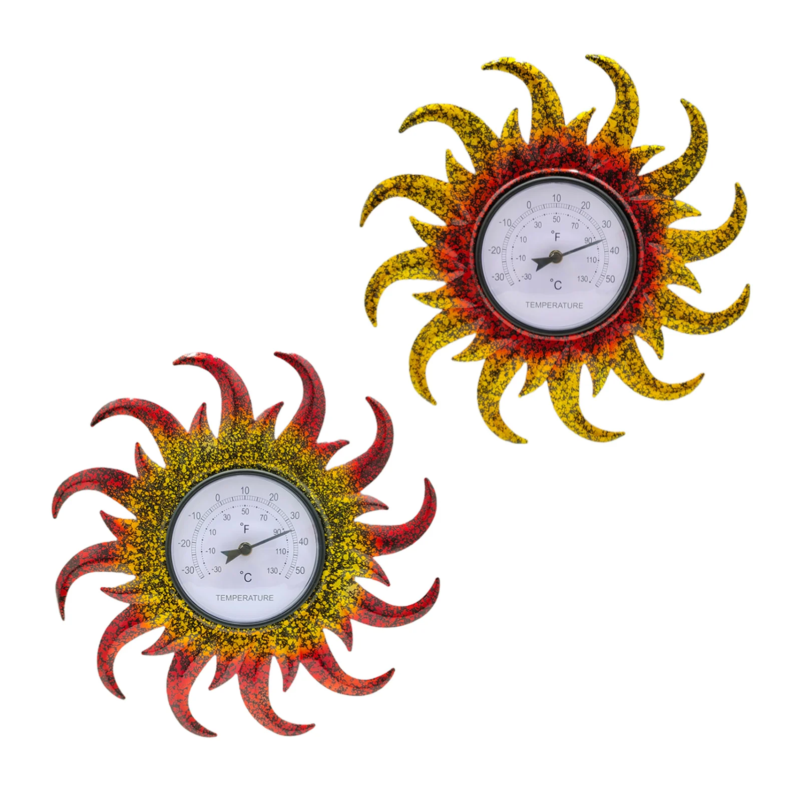 Thermometer Indoor Outdoor Patio Sun Shaped Waterproof Wall-Mounted Thermometer Not Require Any Battery
Thermometer Indoor Outdoor Patio Sun Shaped Waterproof Wall-Mounted Thermometer Not Require Any Battery