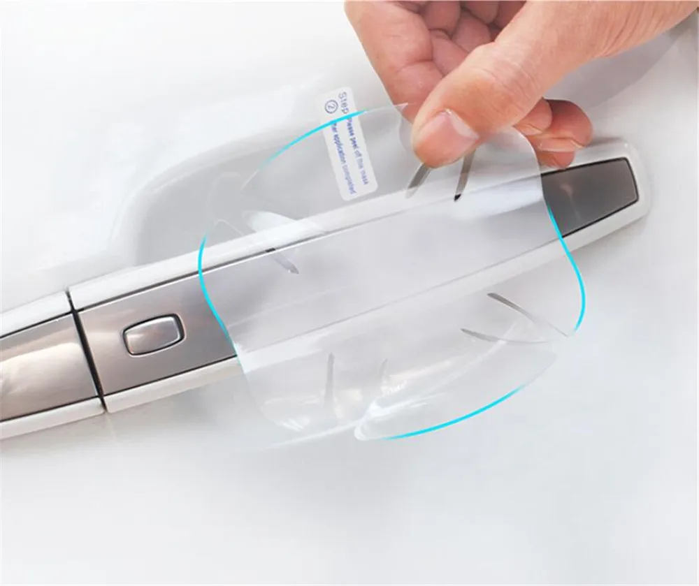 4pcs Universal Invisible Car Door Handle Scratches Automobile Shakes Protective Vinyl Protector Films Car Handle Protection
4pcs Universal Invisible Car Door Handle Scratches Automobile Shakes Protective Vinyl Protector Films Car Handle Protection