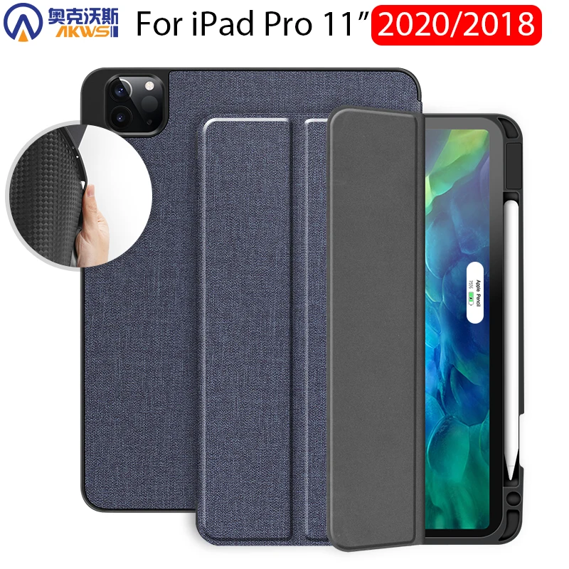 Case for Ipad Pro 11 2020, Pencil Holder Cover for Ipad Pro 11 2nd Generation, Soft Silicone Auto sleep Funda Capa 2018
Case for Ipad Pro 11 2020, Pencil Holder Cover for Ipad Pro 11 2nd Generation, Soft Silicone Auto sleep Funda Capa 2018