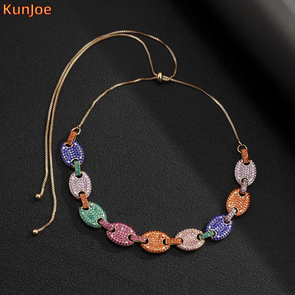 KunJoe Colorful Sweet Vintage Choker Necklace for Women Creative Boho Rhinestone Necklace Miami Cuban Link Chain Fashion Jewelry
KunJoe Colorful Sweet Vintage Choker Necklace for Women Creative Boho Rhinestone Necklace Miami Cuban Link Chain Fashion Jewelry