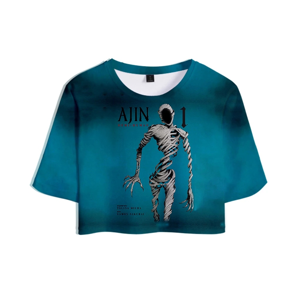 2021 Japan Anime Ajin Demi-Human 3D Print Tops Girl Short T-Shirt Women Sexy Casual 1
2021 Japan Anime Ajin Demi-Human 3D Print Tops Girl Short T-Shirt Women Sexy Casual 1