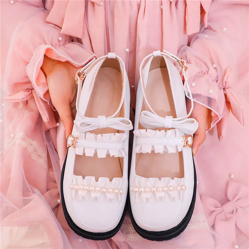 Lolita Kawaii Cosplay Shoes Mary Jane Shoes for Women Low Heels Pumps Block Heel Cute Student Shoes College Girl Uniform Shoes
Lolita Kawaii Cosplay Shoes Mary Jane Shoes for Women Low Heels Pumps Block Heel Cute Student Shoes College Girl Uniform Shoes