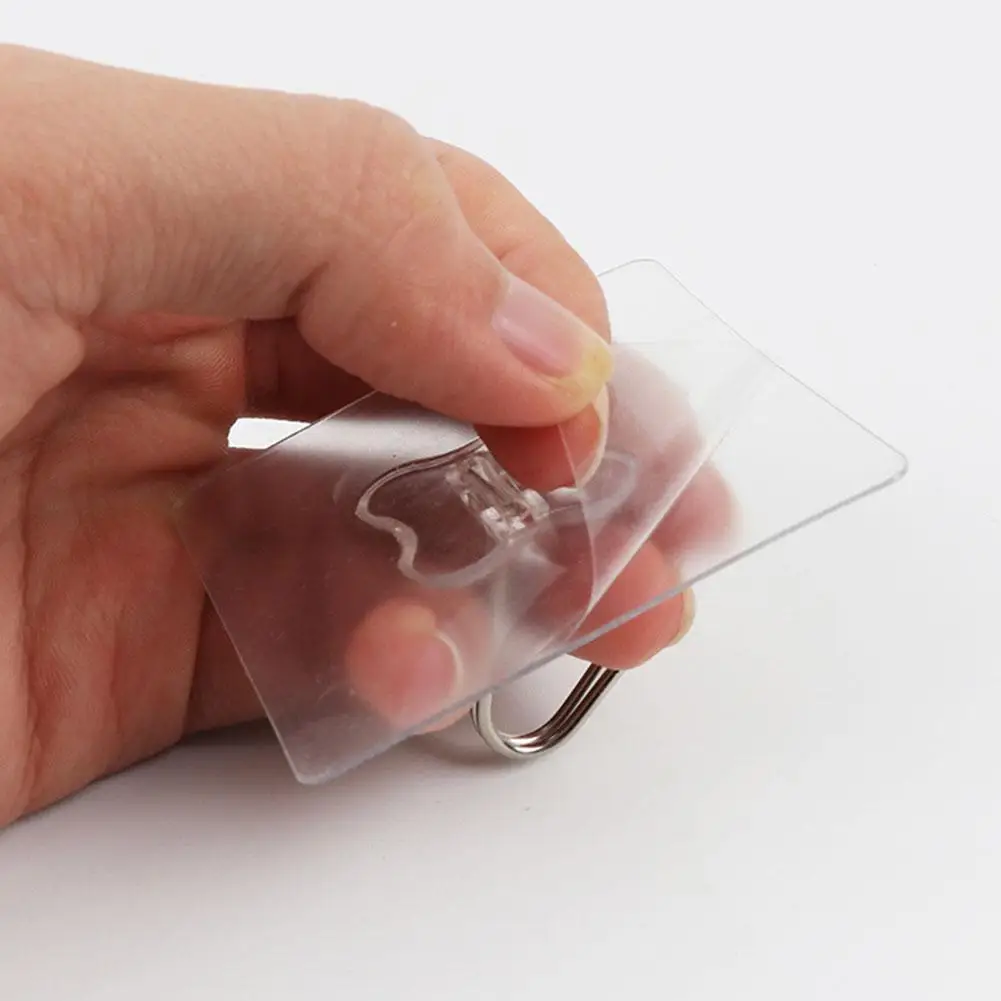 10Pcs Waterproof Transparent Viscose Strong Sticky Hanging Nail-Free Hook for Kitchen Bathroom 6*6*2CM Kitchen Accessories
10Pcs Waterproof Transparent Viscose Strong Sticky Hanging Nail-Free Hook for Kitchen Bathroom 6*6*2CM Kitchen Accessories