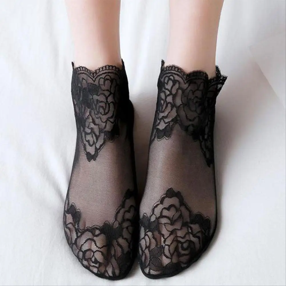 Lace socks Socks Ultra-thin High quality Elastic Mesh Socks Transparent Short Crystal Breathable S5V0
Lace socks Socks Ultra-thin High quality Elastic Mesh Socks Transparent Short Crystal Breathable S5V0