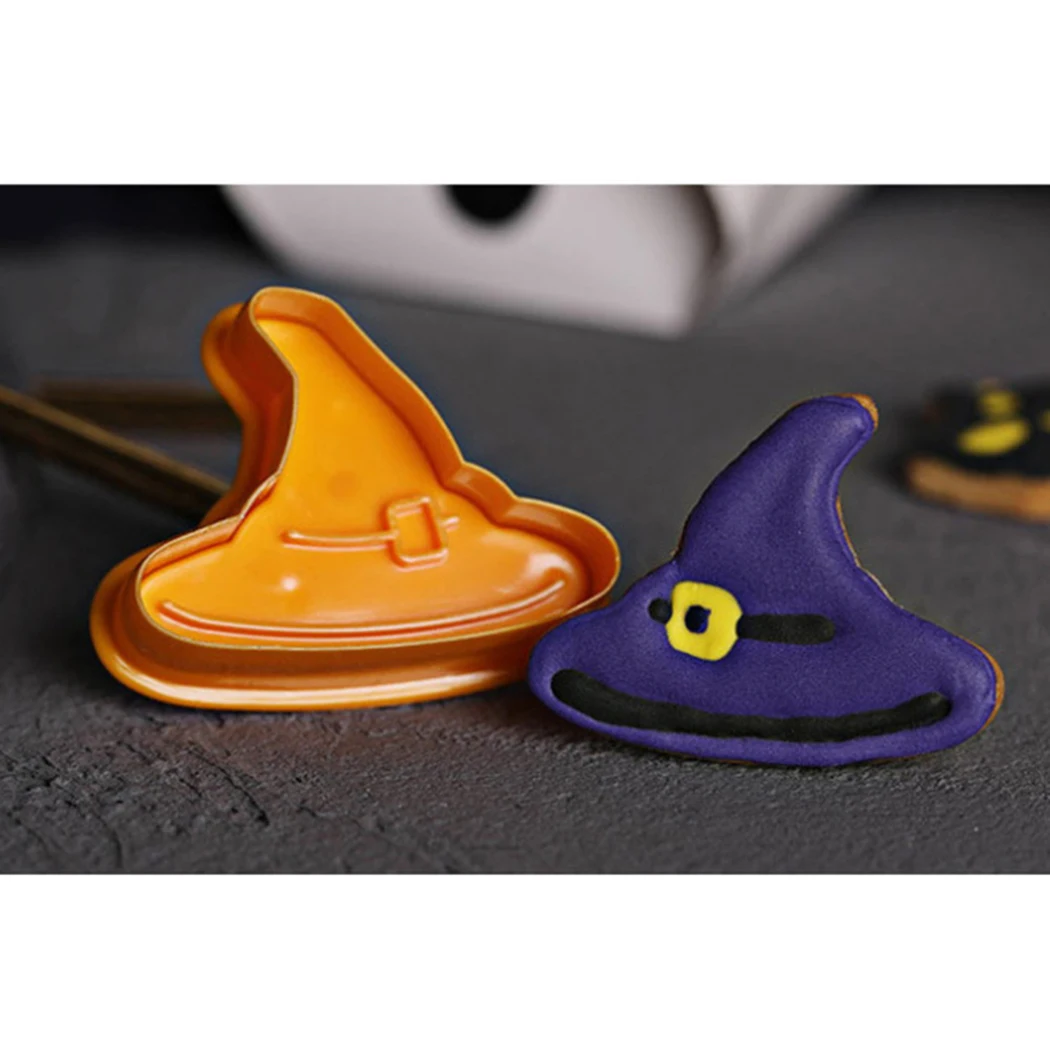 4pcs/set Halloween Shape Cookie Cutters Plastic 3D Cartoon Pressable Biscuit Mold Cookie Stamp Kitchen Baking Pastry Bakeware
4pcs/set Halloween Shape Cookie Cutters Plastic 3D Cartoon Pressable Biscuit Mold Cookie Stamp Kitchen Baking Pastry Bakeware
