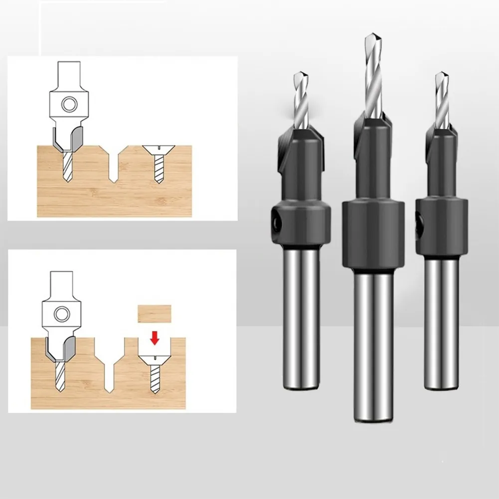 8mm Countersink Drill Bit Set Wood Tools Woodworking Drill Bit Pilot Holes Hex Shank Screw Size 2.8*8mm 3.0*8mm 3.2*8mm 3.5*8mm
8mm Countersink Drill Bit Set Wood Tools Woodworking Drill Bit Pilot Holes Hex Shank Screw Size 2.8*8mm 3.0*8mm 3.2*8mm 3.5*8mm