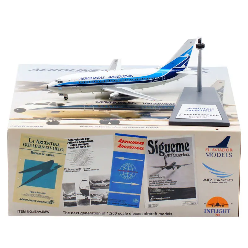 1: 200 Scale Argentina Airways B737-200 Airlines Model with Base Alloy Aircraft For Collectible Souvenir Show Gift Toys
1: 200 Scale Argentina Airways B737-200 Airlines Model with Base Alloy Aircraft For Collectible Souvenir Show Gift Toys