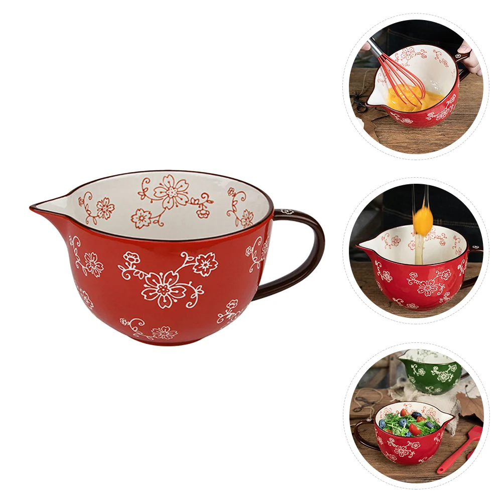1Pc Exquisite Food Serving Mixing Bowl Fruit Bowl Creative Egg Mixing Bowl (Red)
1Pc Exquisite Food Serving Mixing Bowl Fruit Bowl Creative Egg Mixing Bowl (Red)