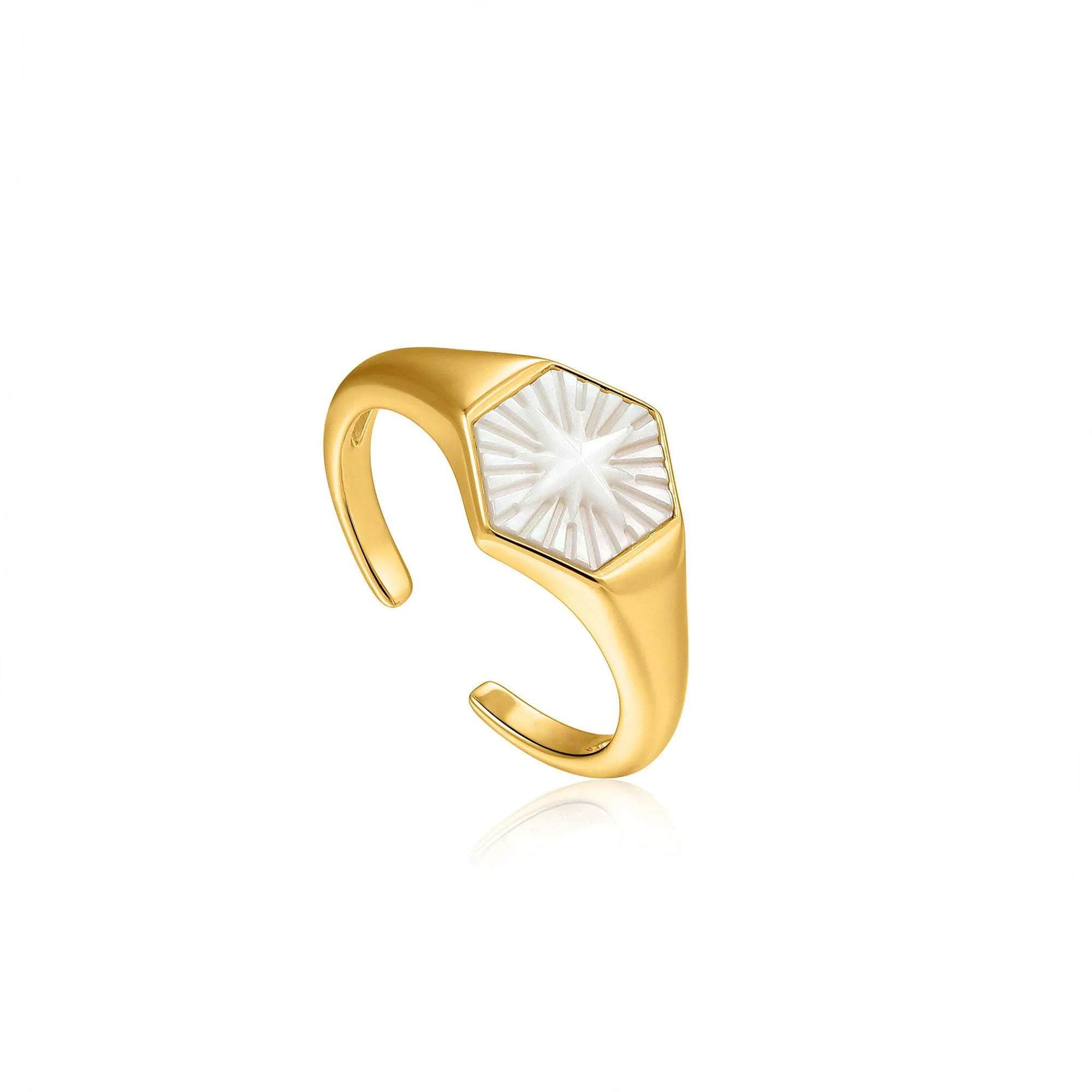 Gold Mother Of Pearl Open Compass Emblem Ring For Women Adjustable Shell Engraved Jewelry Luxury Quality Korean 2021 New Trend
Gold Mother Of Pearl Open Compass Emblem Ring For Women Adjustable Shell Engraved Jewelry Luxury Quality Korean 2021 New Trend