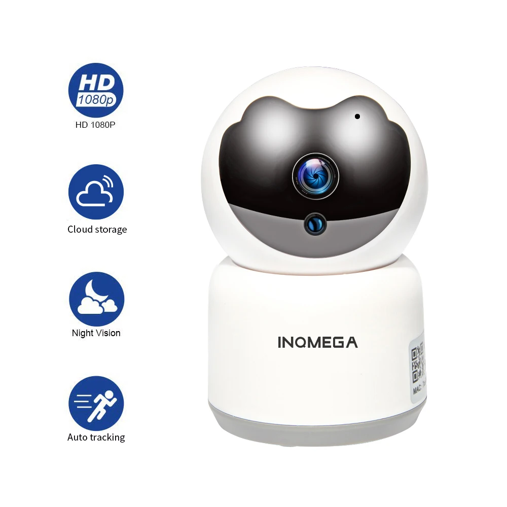 INQMEGA 1080P Security WiFi Camera Auto Tracking IR Night Vision Home Security Camera Indoor Mini Audio Baby Monitor CCTV Camer
INQMEGA 1080P Security WiFi Camera Auto Tracking IR Night Vision Home Security Camera Indoor Mini Audio Baby Monitor CCTV Camer