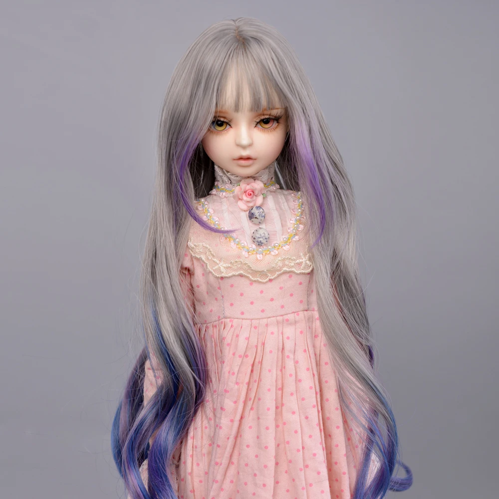 1/3 1/4 Bjd hair High Temperature Long Gray Straight and curly Bjd Wig SD For BJD Doll Freeshipping 
1/3 1/4 Bjd hair High Temperature Long Gray Straight and curly Bjd Wig SD For BJD Doll Freeshipping