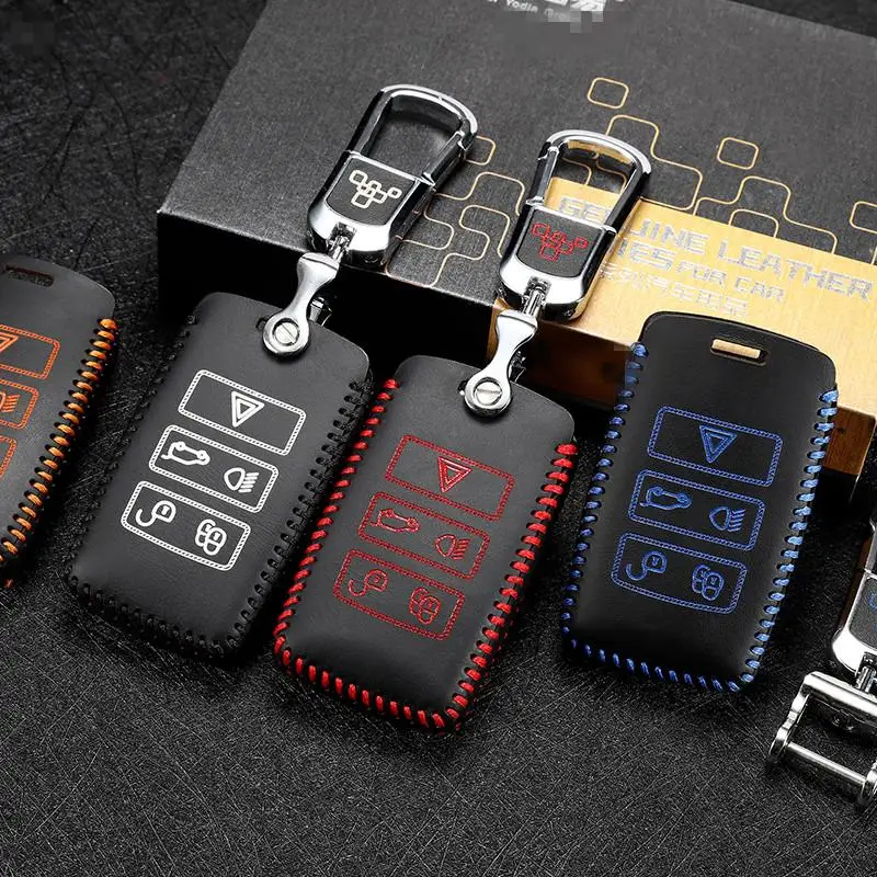 Car Key Bag Top Layer Leather key cover 2015-2020 For Range Rover Velar Sport Landrover Discover 5 car key case holder car acce
Car Key Bag Top Layer Leather key cover 2015-2020 For Range Rover Velar Sport Landrover Discover 5 car key case holder car acce
